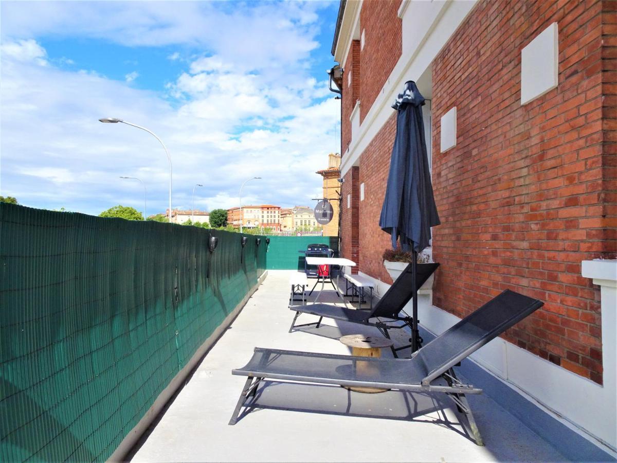 Apartment Le Bout Du Pont - 5 Min A Pied De La Gare Villebourbon Et De L'hypercentre - Vue Sur Pont Vieux - Grande Terrasse - 8 Couchages - 3 Spacieuses - 4 Lits - Places De Stationnement Gratuites Au Pied De L'immeuble Montauban
